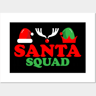 Santa Squad logo Posters and Art